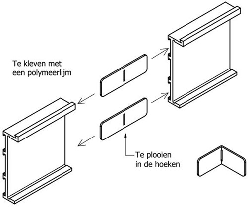 Verbindingsplaatje Xinnix plinten-2