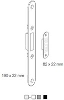 Magnetische NZ sluiting - 190 mm - Zwart-3