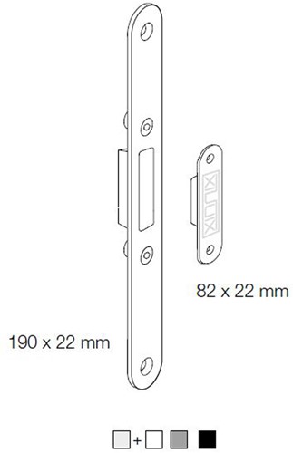 Magnetische NZ sluiting - 190 mm - Zwart-3